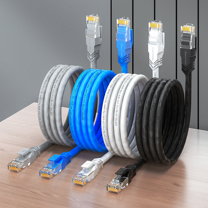 AMPCOM CAT5e câble de patch réseau PVC non blindé (UTP) pour la maison ou le centre de données
