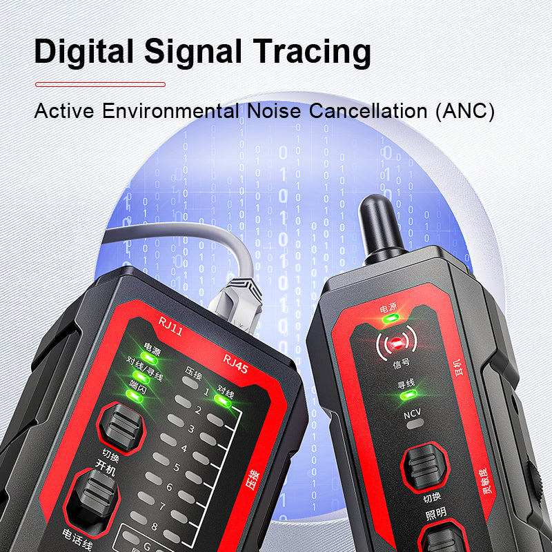 AMPCOM Interference Resistance Multifunction Network Cable Tracker【New Products Exclusive Deal】