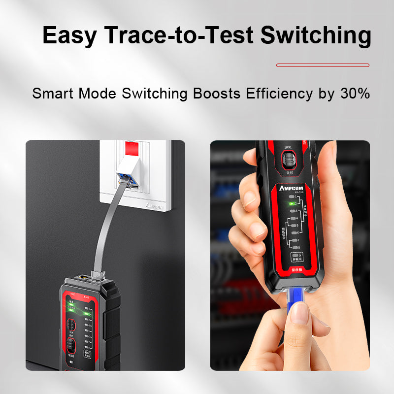 AMPCOM Interference Resistance Multifunction Network Cable Tracker【New Products Exclusive Deal】